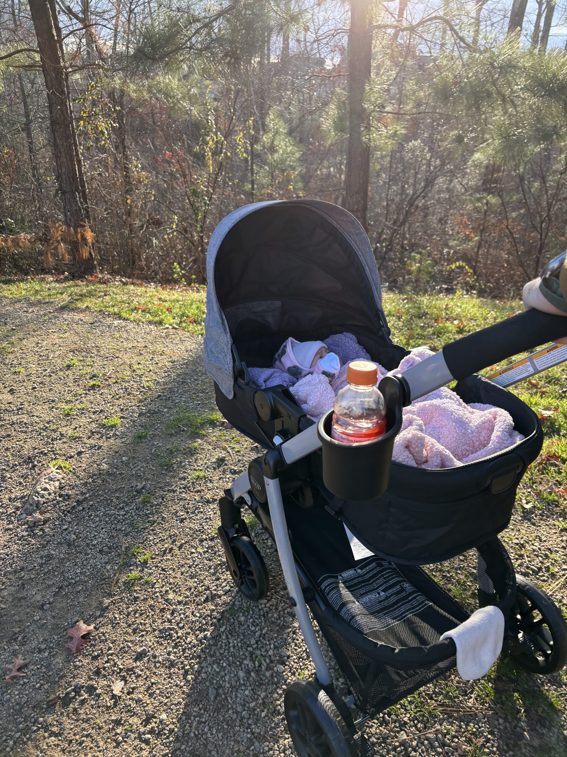 Baby stroller with bassinet, very comfy