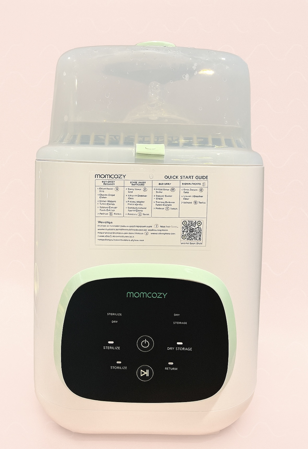 Momcozy KleanPal Pro Baby Bottle Washer, Sterilizer & Dryer - All-in-One Cleaning Machine for Bottles, Pump Parts & Baby Essentials